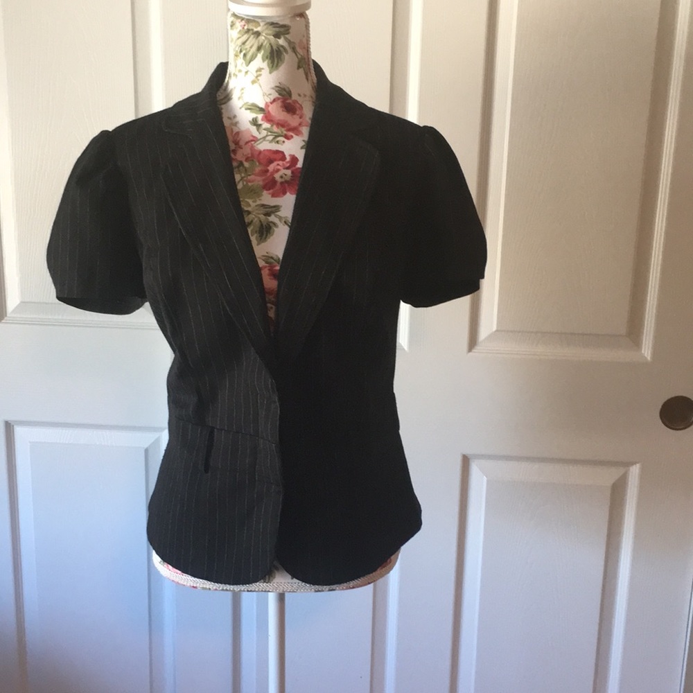 Torrid pinstripe jacket